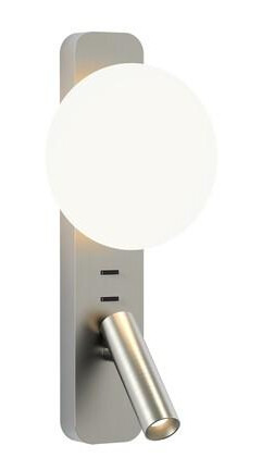 Astro Zeppo Reader Vegglampe Matt Nikkel Astro Zeppo Reader Vegglampe Matt Nikkel