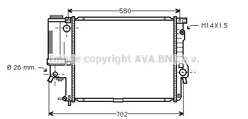 Radiator AVA Clever Choice BWA2186 Radiator AVA Clever Choice BWA2186