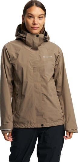 Tenson Women"s Biscaya Storm Rain Jacket Brown M Tenson Women"s Biscaya Storm Rain Jacket Brown M