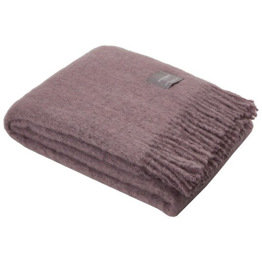 Stackelbergs Mohair Teppe Rullet Frynse 130x170 cm Lavender