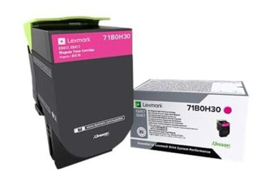 Lexmark 71B0H30 / X417 High Capacity Magenta Toner - Laser toner Rød