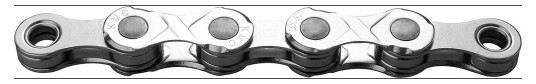 KMC e10 Kjede for el-sykkel Sølv, 10-delt, 122 ledd, 5,88mm KMC e10 Kjede for el-sykkel Sølv, 10-delt, 122 ledd, 5,88mm