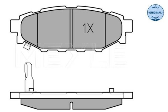 Bremseklosser MEYLE 025 242 7114/W
