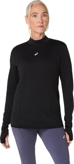 Asics Road Winter Seamless Ls Top - Black - S Asics Road Winter Seamless Ls Top - Black - S