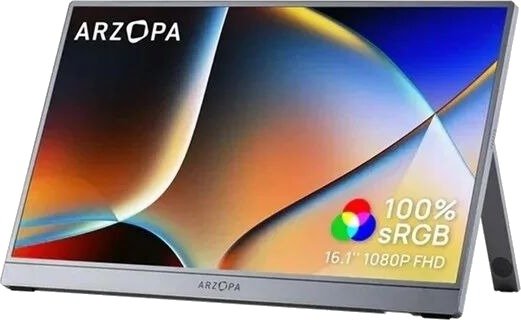 Arzopa Z1C 16.1" Portable Monitor Gray