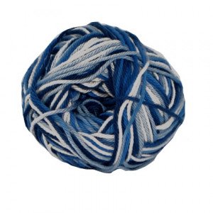 Hjertegarn Cotton nr. 8 Garn 599 Blå Nyanser