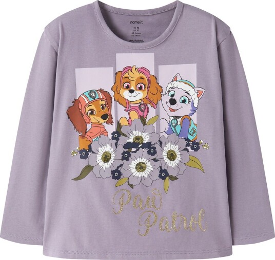 Name It Genser - NmfOsara - Paw Patrol - Lavender Grå - Name It - 1½ år (86) - Genser - Lilla