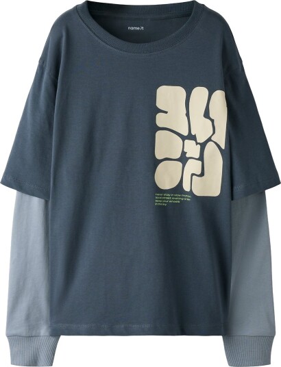 Name It Genser NkmNasim Ombre Blue Name It 6 år (116) Genser Beige Blå Lyseblå Marineblå