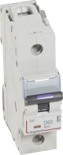 Legrand DX3 MCB automatsikring D63 1P 1M 50kA Legrand DX3 MCB automatsikring D63 1P 1M 50kA