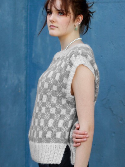 MOLLY vest lys grå MOLLY vest lys grå