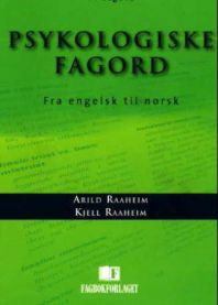 Psykologiske fagord: fra engelsk til norsk, Pent brukt bok uten markeringer