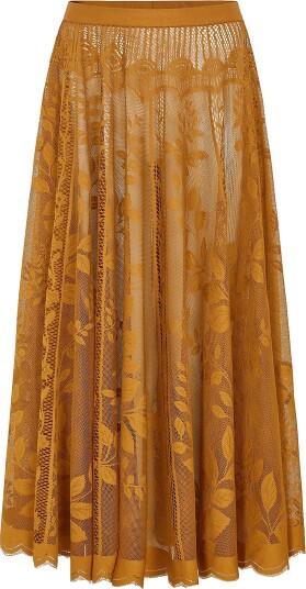 Lollys Laundry Collinsll Midi Skirt Brown M