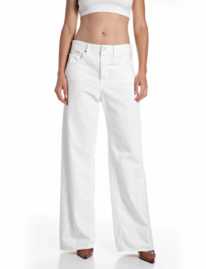 Replay Narja Trousers Baggy White 30 x 32