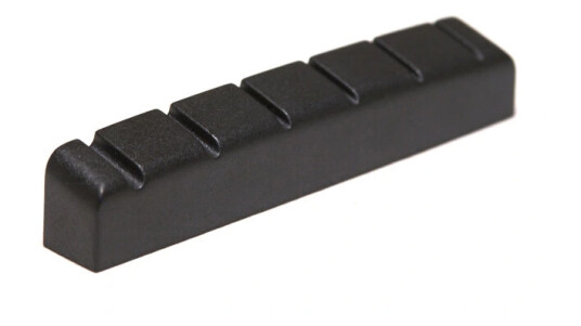 Graph Tech Pt-6642-L0 Svart Tusq Xl Slotted Guitar Nut 42 X 6 Mm, Flat, Lh