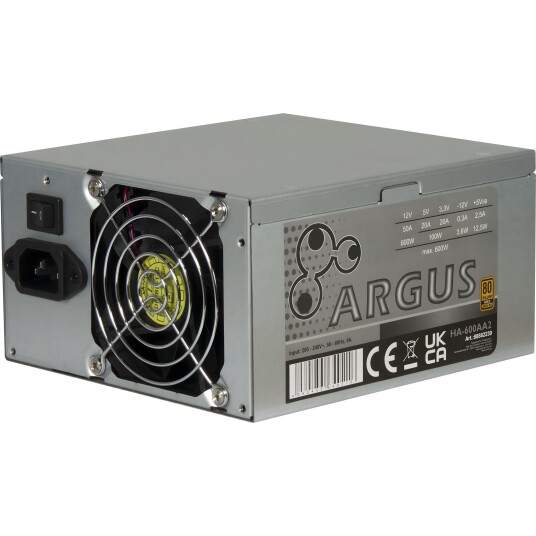 Inter Tech Netzteil 600W Argus Psu 1X80Mm Lüfter 88882239