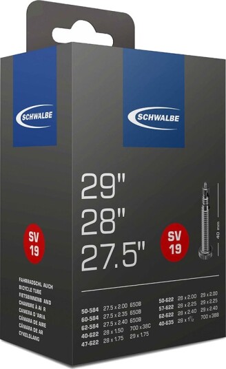 Schwalbe Sv19 Dekk 27,5–29 X 1,6–2,4 (40-62X584-635) Presta (Avtagbar Ventilinnsats) 40 Mm