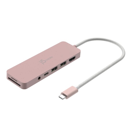 j5create JCD373ER-N - USB-C Multi-Port Hub with PD