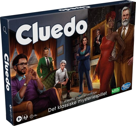 Hasbro Cluedo Classic Refresh Detektivspill - Norsk Hasbro Cluedo Classic Refresh Detektivspill - Norsk