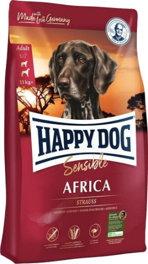 Happy Dog Sensible Africa Veterinærfôr Kornfritt med Struts og Potet 11 kg