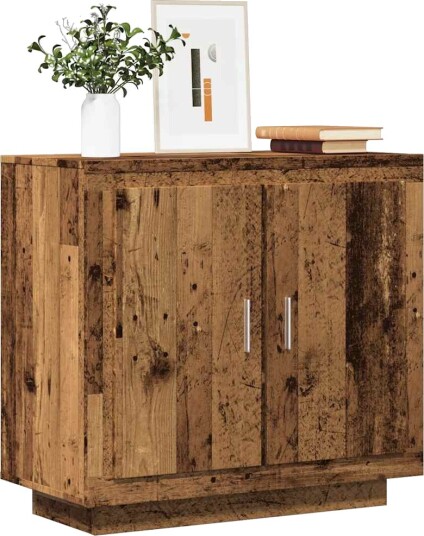 Skjenk gammelt tre 80x40x75 cm konstruert tre 8721158442017