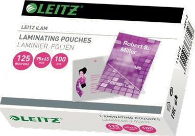 LEITZ Lamineringslomme ID 65x95mm 100