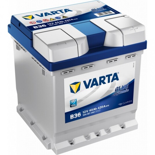 VARTA Blue Dynamic Batteri 12V 44AH 420CCA (175x175x190/190mm) +høyre B36.