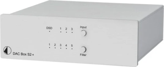 Pro-Ject Dac Box S2 Plus Dac Sølv Pro-Ject Dac Box S2 Plus Dac Sølv
