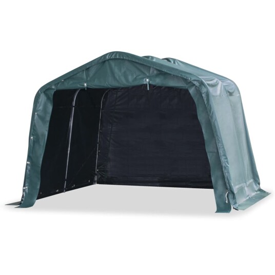 vidaXL Flyttbart kvegtelt PVC 550 g/m² 3,3x3,2 m mørkegrønn vidaXL Flyttbart kvegtelt PVC 550 g/m² 3,3x3,2 m mørkegrønn