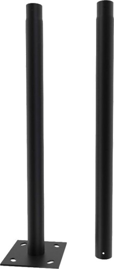 V Tac V Tac 3m. lyktestolpe for hagelamper   Aluminium Ø75mm Svart