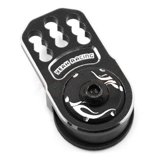 Yeah Racing YA-0557BK Aluminum Plate Servo Saver Black Yeah Racing YA-0557BK Aluminum Plate Servo Saver Black