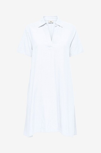 JDY   Kjole jdyCaya Linen S/S Dress Wvn   Hvit