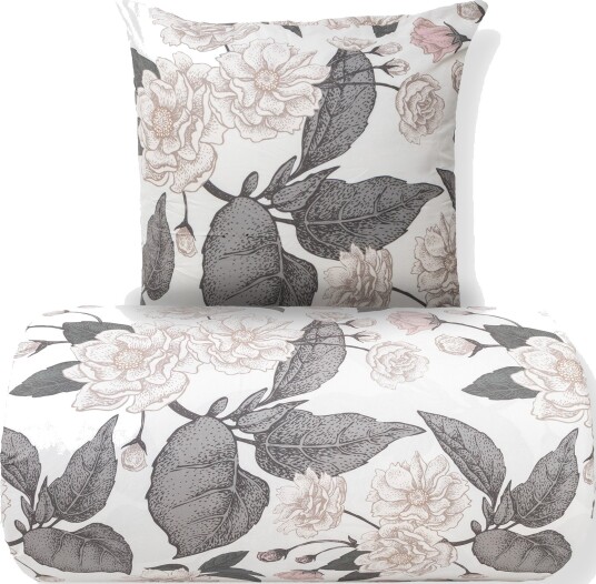 In Style Dobbelt sengetøy 240x220 cm   Microfiber   Beige blomstret print