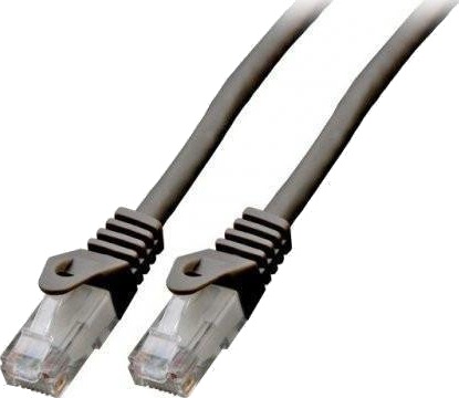 Patchkabel Kat6 Utp Sort 10 M Halogenfri 2X4xawg24