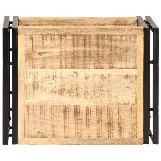 vidaXL Sidebord 40x30x40 cm grovt heltre mango