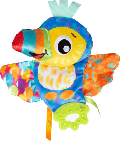 Playgro PlayGro Crinkle Blankie Tamika Toucan Aktivitetsleke Playgro PlayGro Crinkle Blankie Tamika Toucan Aktivitetsleke