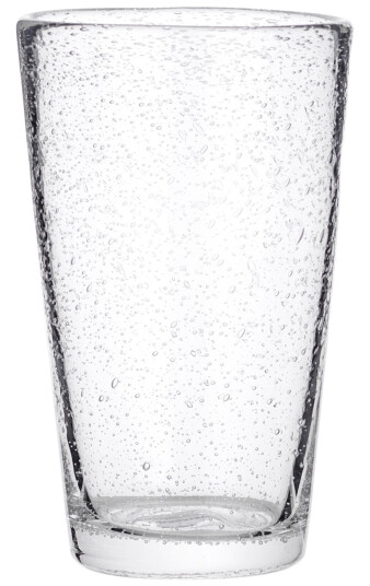 Broste Copenhagen Bubble h?yt glass 45 cl, klar