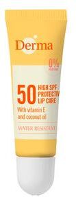 Derma Sun Leppebalsam SPF50 10 ml - Vannfast og Vegansk Derma Sun Leppebalsam SPF50 10 ml - Vannfast og Vegansk
