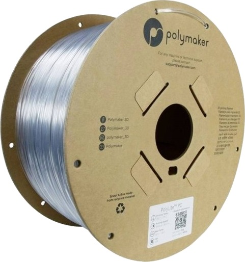 Pc 1.75 Mm Transparent 3 Kg Polymaker Polylite 3D-Filament (Pc01003)