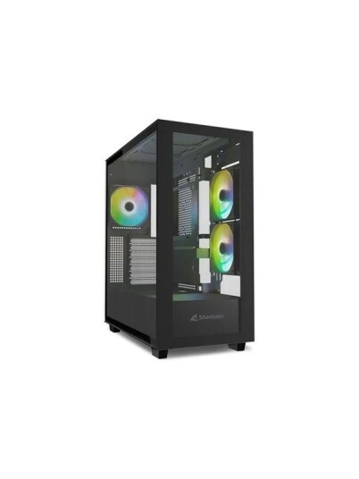 Sharkoon Rebel C60 RGB Kabinett Tower Svart Sharkoon Rebel C60 RGB Kabinett Tower Svart