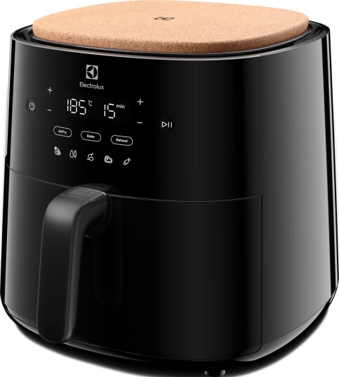 Electrolux EAF5B Airfryer 5L med Timer og Avtagbar Skål, Svart