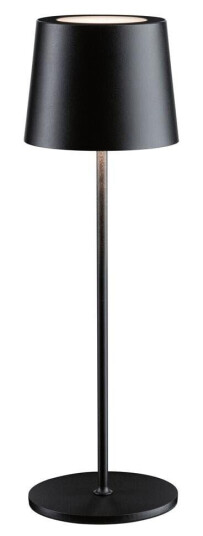 Gilo portabel bordlampe oppladbar 2,8W 2700 Kelvin IP44 - Svart