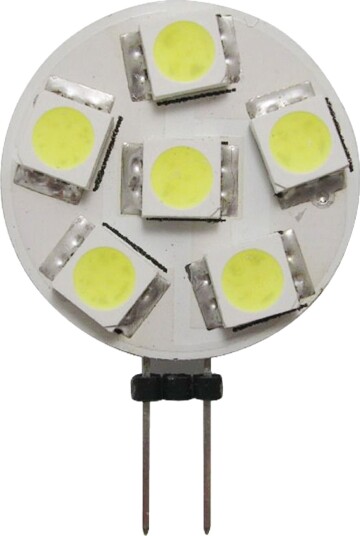 6 LED pære G4 sidekontakt Ø 24 mm