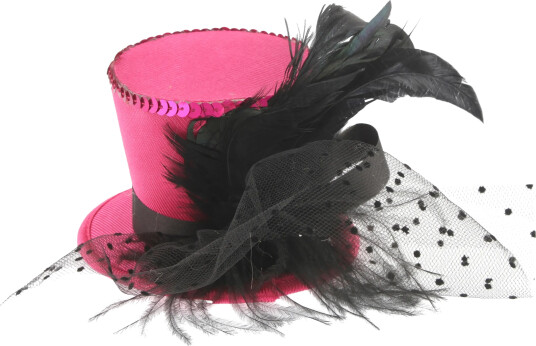 Hedlundgruppen Minihatt med klips rosa 15908701