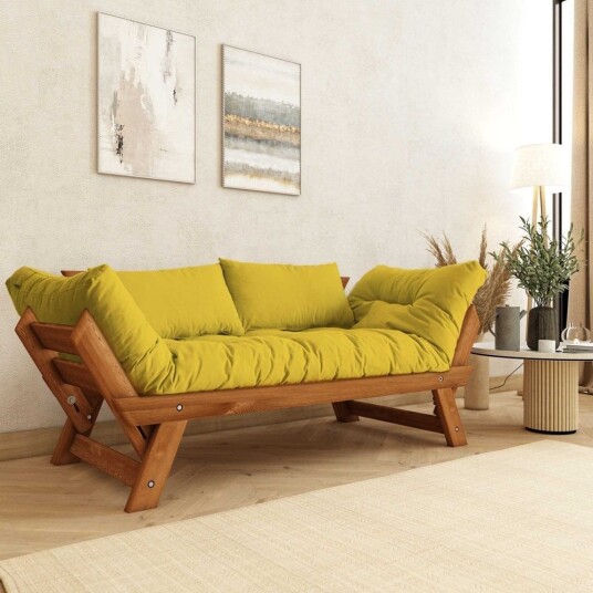 Zylar 2 seters Sovesofa Gul