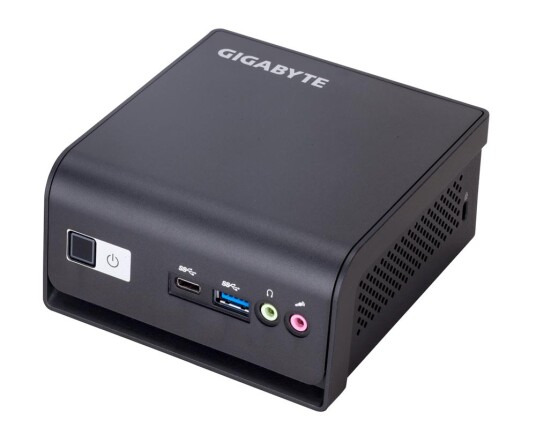 Gigabyte Brix Mini-PC med Intel Celeron N4500 og Wi-Fi 5, Sort Gigabyte Brix Mini-PC med Intel Celeron N4500 og Wi-Fi 5, Sort