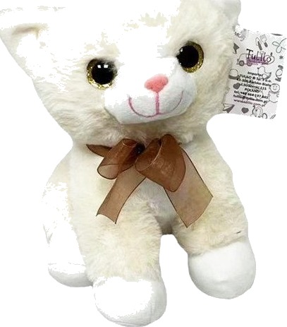 Tulilo Kitty Kosedyr 23 cm Krem
