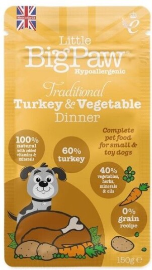 Little Bigpaw Turkey & Vegetables Dinner (85 G) Little Bigpaw Turkey & Vegetables Dinner (85 G)