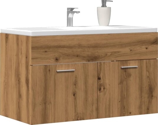 Servantskap artisan eik 90x38,5x46 cm konstruert tre 8721158437075 Servantskap artisan eik 90x38,5x46 cm konstruert tre 8721158437075
