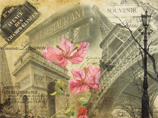 Fototapet Bonjour Paris! 300x231 - Artgeist sp. z o. o.