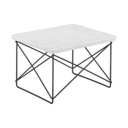 Vitra Occasional LTR Nattbord Lys Marmor/ Sort Vitra Occasional LTR Nattbord Lys Marmor/ Sort